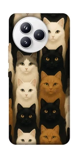 Чехол на Xiaomi Civi 5 Pro Colorful Cat Collage фото 1 Чехол на Xiaomi Civi 5 Pro Colorful Cat Collage фото 1 из 1