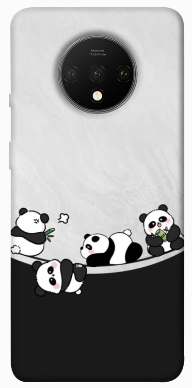Чохол на OnePlus 7T Four pandas фото 1 з 1