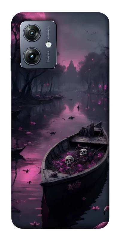 Чохол на Motorola Moto G54 Boat and flamingo фото 1 Чохол на Motorola Moto G54 Boat and flamingo фото 1 з 1