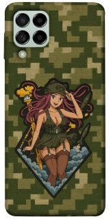 Чохол на Samsung Galaxy M53 5G Military Waifu фото 1 з 1