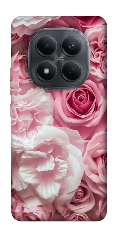 Чехол на Xiaomi Redmi Note 15 Pro 4G Розовые цветы фото 1 из 1