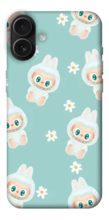 Чехол на Apple iPhone 16 Plus Labubu Green фото 1 из 1