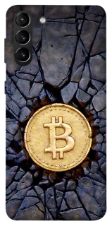 Чохол на Samsung Galaxy S21+ Bitcoin cracks фото 1 з 1