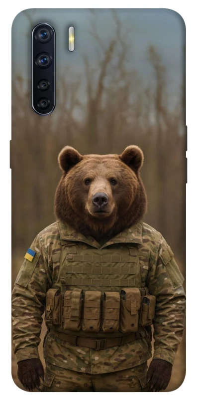 Чохол на Oppo A91 Ведмідь захисник фото 1 з 1
