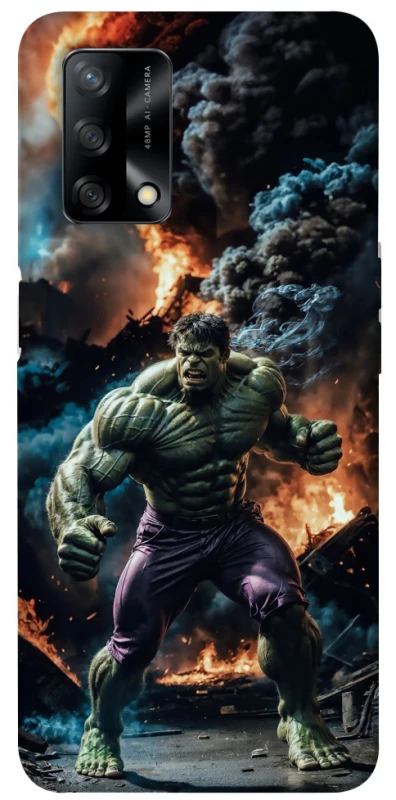 Чохол на Oppo A74 4G Hulk v2 фото 1 з 1