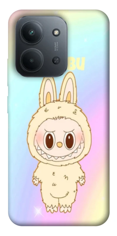 Чохол на Xiaomi Redmi 15C (Global) Fluffy Rainbow Labubu фото 1 з 1
