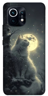 Чохол на Xiaomi Mi 11 Кіт під місяцем фото 1 з 1