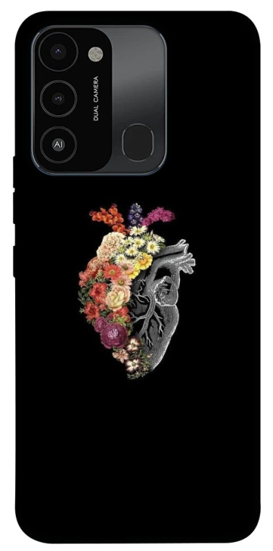 Чохол на TECNO Spark 8C Heart with flowers фото 1 з 1