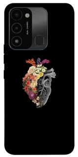 Чехол на TECNO Spark 8C Heart with flowers фото 1 из 1