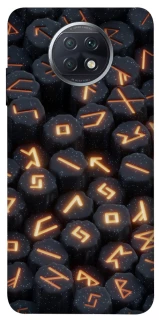 Чехол на Xiaomi Redmi Note 9 5G / Note 9T Огненые руны фото 1 из 1