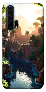 Чехол на Huawei Honor 20 Pro Minecraft sunset фото 1 из 1