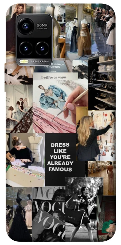 Чехол на Vivo Y21 / Y33s Fashion collage ver.11 фото 1 из 1