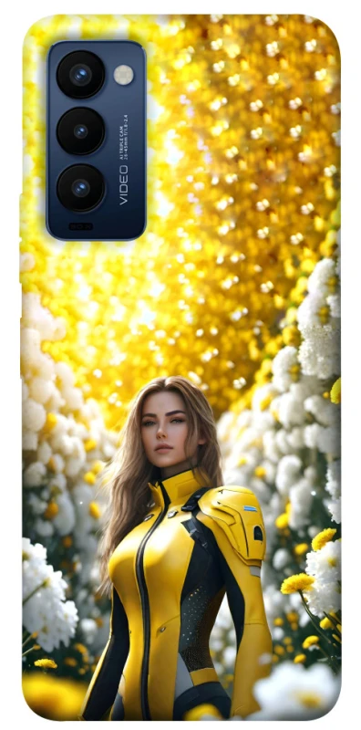 Чохол на TECNO Camon 18 Cyber space girl ver.2 фото 1 з 1