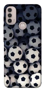 Чехол на Motorola Moto E40 Футбольные мячи фото 1 из 1