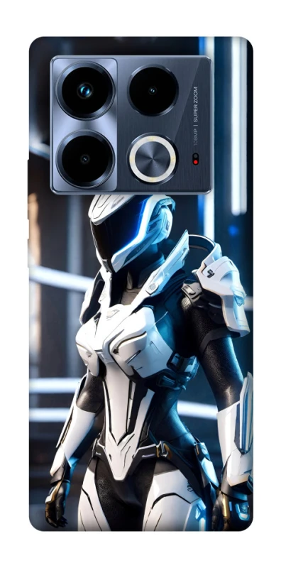 Чохол на Infinix Note 40 4G Cyber space girl ver.6 фото 1 з 1