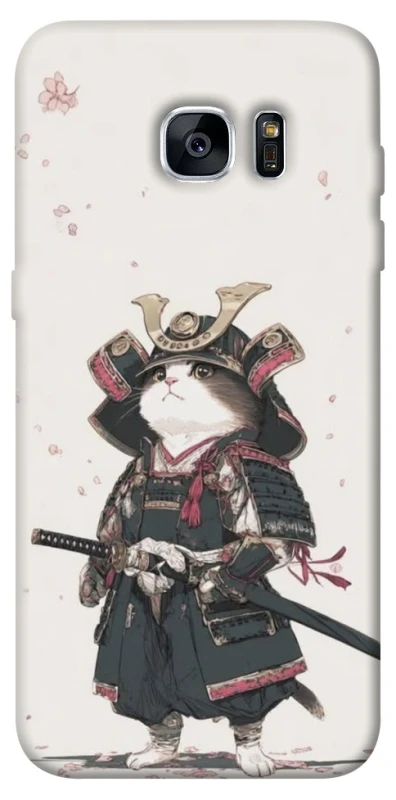 Чохол на Samsung G935F Galaxy S7 Edge Samurai Cat Warrior фото 1 з 1