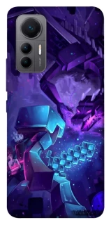 Чехол на Xiaomi 12 Lite Minecraft dragon фото 1 из 1