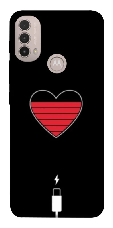 Чохол на Motorola Moto E40 Charge your heart фото 1 з 1