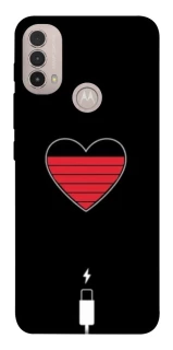 Чехол на Motorola Moto E40 Charge your heart фото 1 из 1