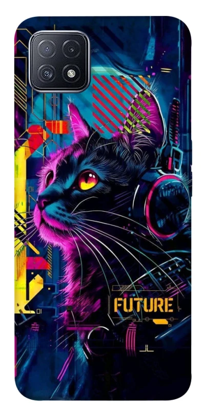 Чохол на Oppo A73 Cyber Cat v2 фото 1 з 1