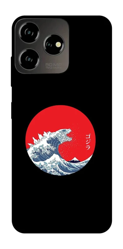 Чехол на ZTE Blade V50 Design 4G Волны Японии фото 1 из 1