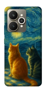 Чохол на Realme 15 Cats under the stars фото 1 з 1
