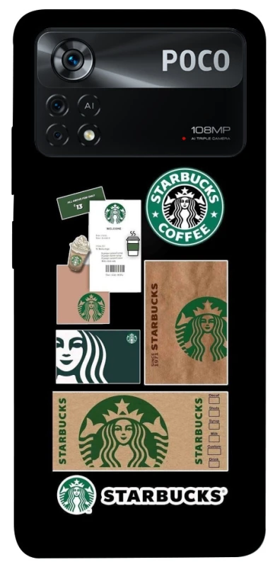 Чохол на Xiaomi Poco X4 Pro 5G Starbucks coffee фото 1 з 1