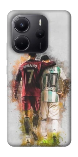 Чохол на Xiaomi Redmi Note 14 5G Ronaldo та Messi фото 1 з 1