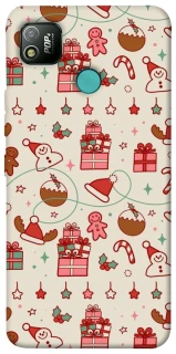 Чохол на TECNO POP 4 Новорічний v14 фото 1 з 1