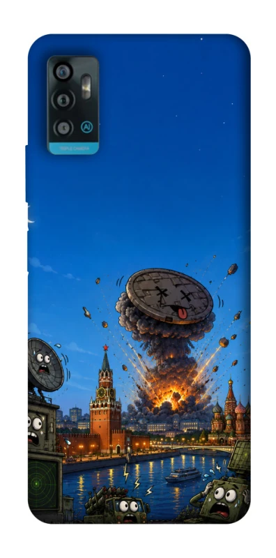 Чехол на ZTE Blade A71 Moscow never sleeps ver.8 фото 1 из 1