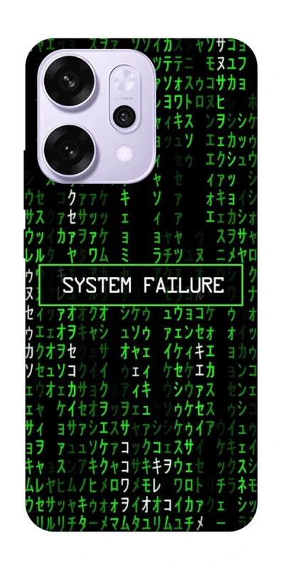 Чохол на Oppo Reno 14 Pro Matrix system failure фото 1 з 1