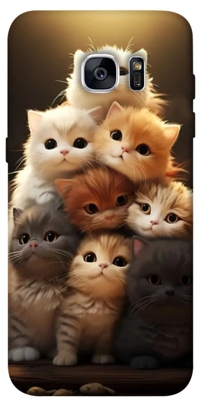 Чехол на Samsung G935F Galaxy S7 Edge Чехол Kittie Love v2 фото 1 из 1