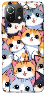 Чехол на Xiaomi Mi 11 Lite Cute Cat v2 фото 1 из 1