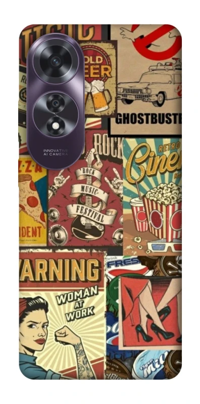 Чохол на Oppo A60 Retro collage ver.2 фото 1 з 1