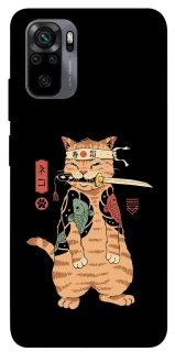 Чехол на Xiaomi Poco M5s Кот-самурай фото 1 из 1