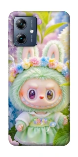 Чохол на Motorola Moto G54 Power Labubu & Flowers ver.2 фото 1 з 1