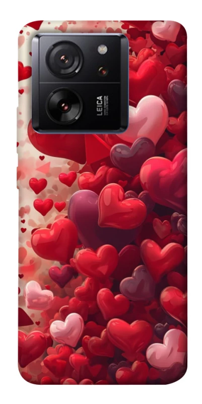 Чохол на Xiaomi 13T Many hearts фото 1 з 1