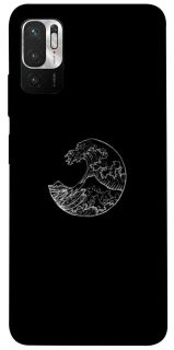 Чохол на Xiaomi Redmi Note 10 5G Black tsunami фото 1 Чохол на Xiaomi Redmi Note 10 5G Black tsunami фото 1 з 1