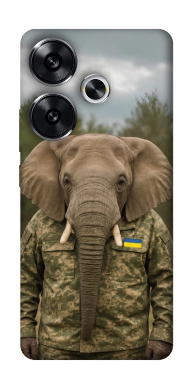 Чохол на Xiaomi Poco F6 Слон захисник фото 1 з 1