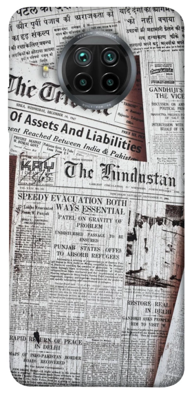 Чохол на Xiaomi Mi 10T Lite / Redmi Note 9 Pro 5G Газети фото 1 з 1