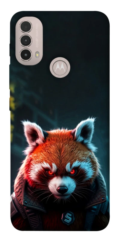 Чохол на Motorola Moto E40 Cyber Red Panda фото 1 з 1