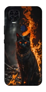 Чохол на ZTE Blade v2020 Вогняний кіт фото 1 з 1