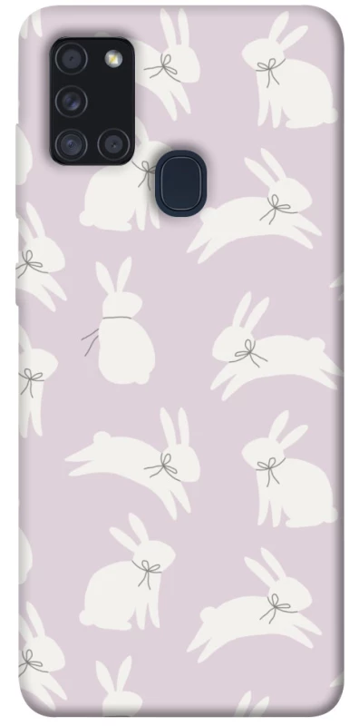 Чохол на Samsung Galaxy A21s Bunny Kisses фото 1 з 1