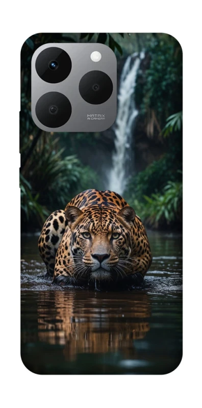Чехол на Realme 15T Leopard in water фото 1 из 1