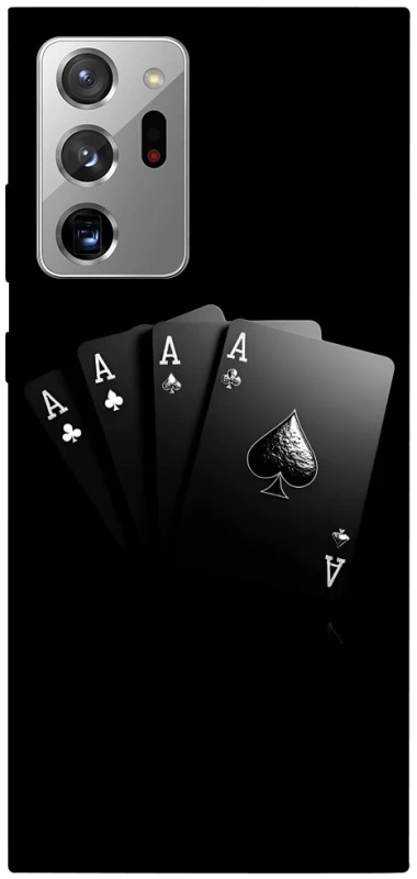Чохол на Samsung Galaxy Note 20 Ultra Black Cards фото 1 з 1
