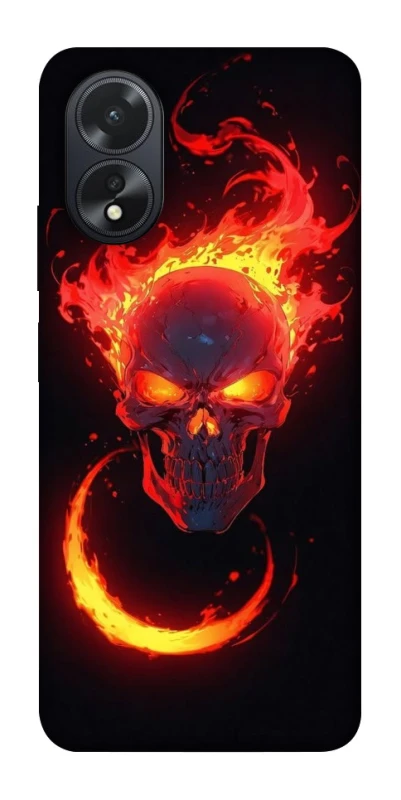 Чехол на Oppo A18 Blood Skull фото 1 из 1