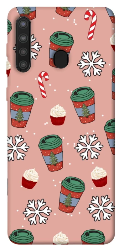 Чохол на Samsung Galaxy A21 Новорічний v38 фото 1 з 1