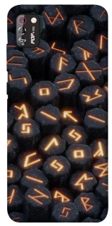 Чехол на TECNO POP 4 Pro Огненые руны фото 1 из 1