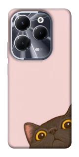 Чехол на Infinix Hot 40 Pro Peeping cat фото 1 Чехол на Infinix Hot 40 Pro Peeping cat фото 1 из 1