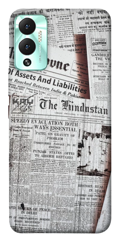 Чохол на Infinix Hot 12 Play Газети фото 1 з 1